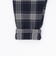 チェックのびのび起毛ストレッチパンツ