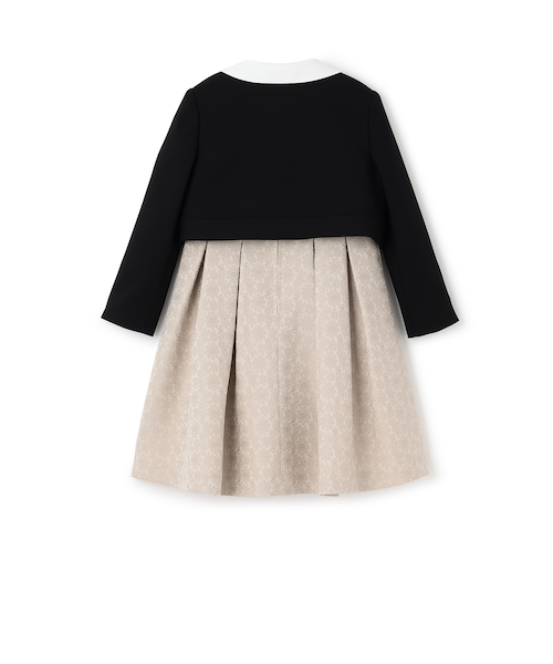 ほぼ新品★プディマイン　フォーマル　ジャガードリボンOP ジャケット　130 楽天市場】プティマイン(petit main)ジャガードリボンOP＋衿つきJK