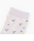 花柄クルーソックス2P