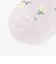 花柄クルーソックス2P
