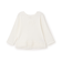 【オーガニック】レースフリル長袖Tシャツ