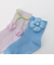 お花モチーフクルーソックス