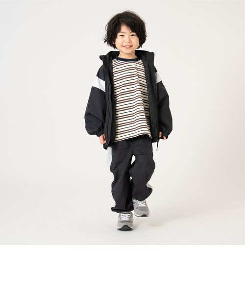 撥水】配色ラインジョガーパンツ｜プティマインの通販｜&mall（アンド