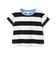 【WEB限定カラーあり/食品防汚】ボーダー半袖Tシャツ