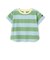 【WEB限定カラーあり/食品防汚】ボーダー半袖Tシャツ