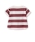 【WEB限定カラーあり/食品防汚】ボーダー半袖Tシャツ