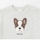 【接触冷感】DOGアップリケ半袖Tシャツ