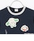 【いないいないばあっ！】音符刺繍半袖Tシャツ