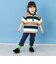 鹿の子ボーダーヘンリービック半袖ポロ