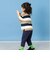 鹿の子ボーダーヘンリービック半袖ポロ