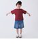【接触冷感】バックアップリケ半袖Tシャツ