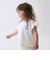 【プティプラ】アルファベット袖フリルTシャツ
