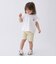 【プティプラ】アルファベット袖フリルTシャツ