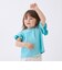 【プティプラ】アルファベット袖フリルTシャツ