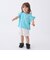 【プティプラ】アルファベット袖フリルTシャツ