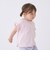 【プティプラ】アルファベット袖フリルTシャツ