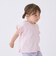 【プティプラ】アルファベット袖フリルTシャツ