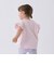 【プティプラ】アルファベット袖フリルTシャツ