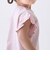 【プティプラ】アルファベット袖フリルTシャツ