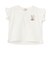 【プティプラ】アルファベット袖フリルTシャツ