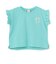 【プティプラ】アルファベット袖フリルTシャツ