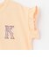 【プティプラ】アルファベット袖フリルTシャツ