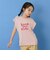 ロゴプリントタンクTシャツ