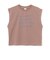 ロゴプリントタンクTシャツ