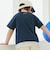 【接触冷感】くま旅アップリケ半袖Tシャツ