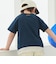 【接触冷感】くま旅アップリケ半袖Tシャツ