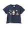 【接触冷感】くま旅アップリケ半袖Tシャツ