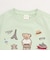 【接触冷感】くま旅アップリケ半袖Tシャツ