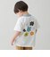 【接触冷感】ネップグラフィック半袖Tシャツ
