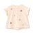 【接触冷感】袖フリル刺しゅう半袖Tシャツ