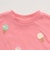 【接触冷感】袖フリル刺しゅう半袖Tシャツ