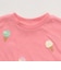 【接触冷感】袖フリル刺しゅう半袖Tシャツ