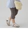 【接触冷感】7分メローフレアパンツ