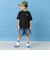 【綿100%】【365D.】アソートワンポイント刺しゅう半袖Tシャツ