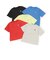 【綿100%】【365D.】アソートワンポイント刺しゅう半袖Tシャツ