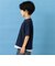 裾レイヤード風ワイドシルエット半袖Tシャツ