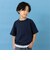 裾レイヤード風ワイドシルエット半袖Tシャツ