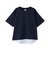 裾レイヤード風ワイドシルエット半袖Tシャツ