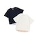 裾レイヤード風ワイドシルエット半袖Tシャツ