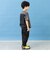 背面異素材切替ワイドシルエット半袖Tシャツ