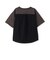 背面異素材切替ワイドシルエット半袖Tシャツ