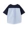 背面異素材切替ワイドシルエット半袖Tシャツ