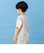 袖異素材ワイドシルエット半袖Tシャツ