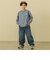 【アジャスター付き】【親子リンク】デニムペインターパンツ
