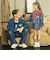 【アジャスター付き】【親子リンク】【DAD】デニムペインターパンツ
