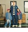 【アジャスター付き】【親子リンク】【DAD】デニムペインターパンツ